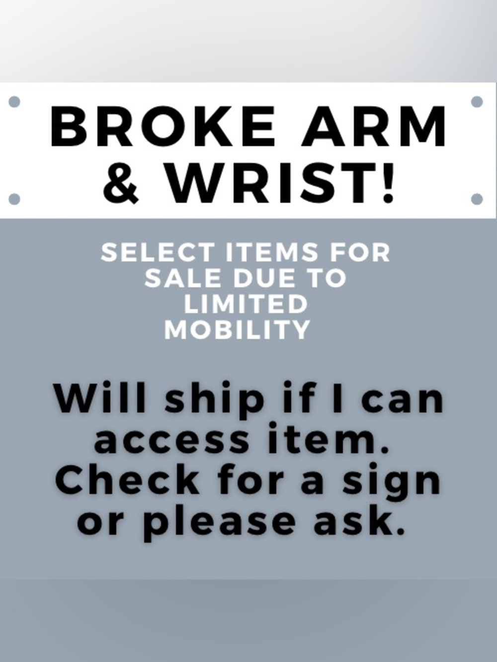 Would love to try to help!